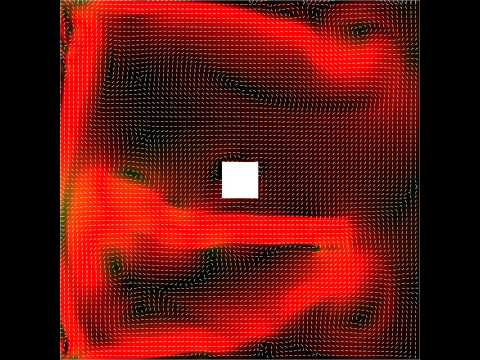 CUDA fluids simulation - vector version