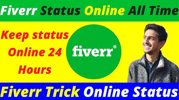 How To Be ONLINE on Fiverr | How To Stay Online On Fiverr App | How To Stay Online On Fiverr Mobile