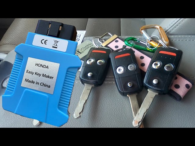 How to use Honda Acura Easy Key Maker to program new keys 