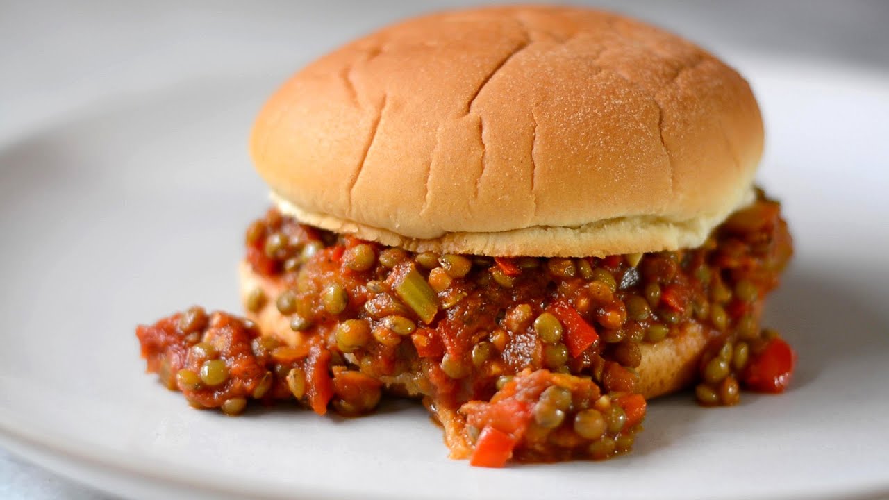 Lentil Sloppy Joes - YouTube