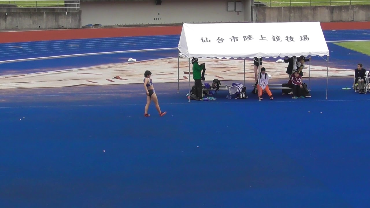 東北総体 女子走高跳 決勝 濱田 1m60 Youtube