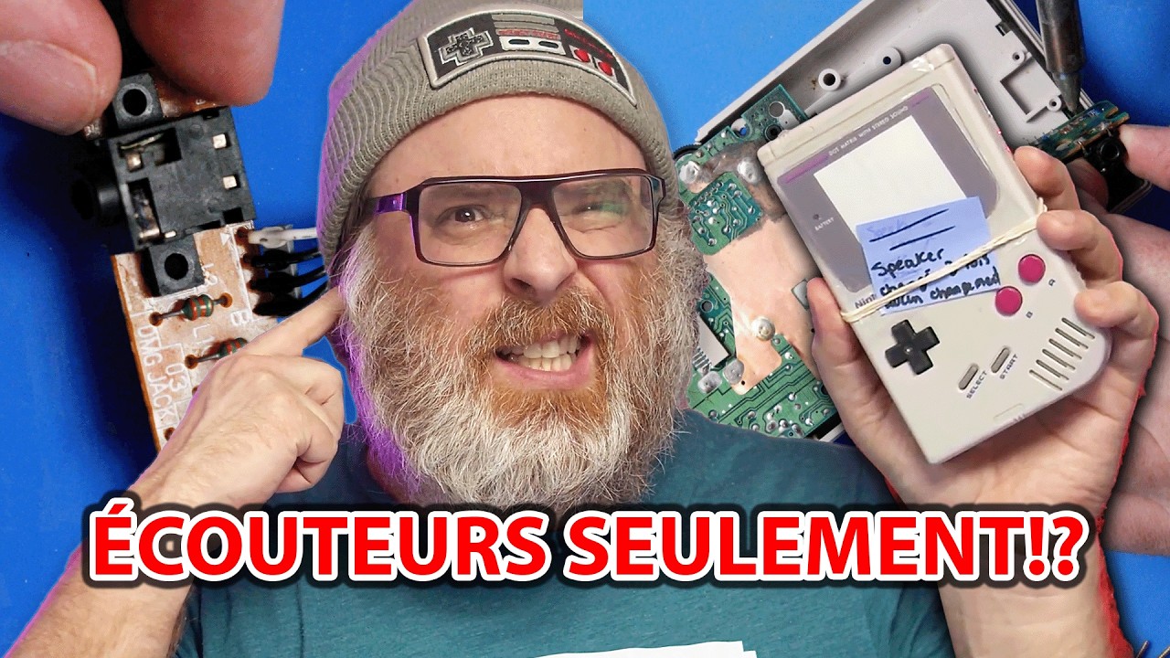 Pourquoi ce Game Boy joue seulement aux écouteurs? - BRICOLER C'EST SÉRIEUX