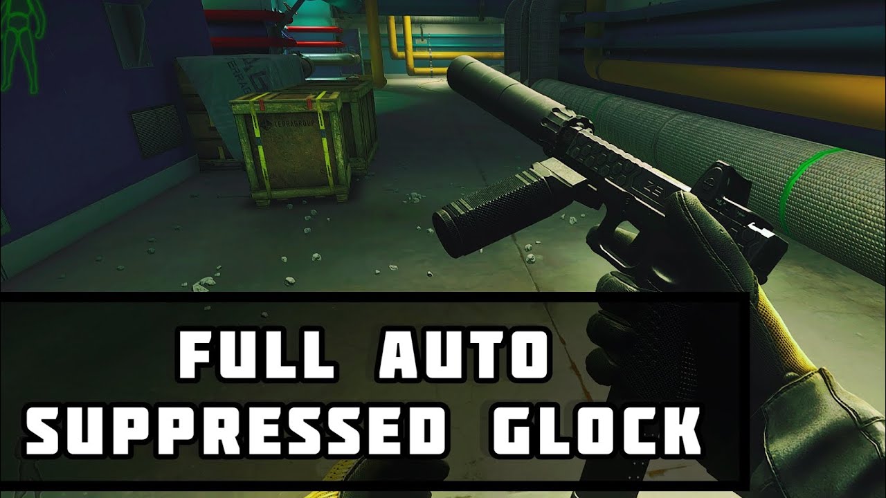 Full Auto Suppressed Glock 18 With Canted Foregrip || Escape From Tarkov ||