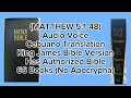 Matthew 5 | Cebuano Translation - Audio Voice | King James Bible Version | (No Apocrypha)