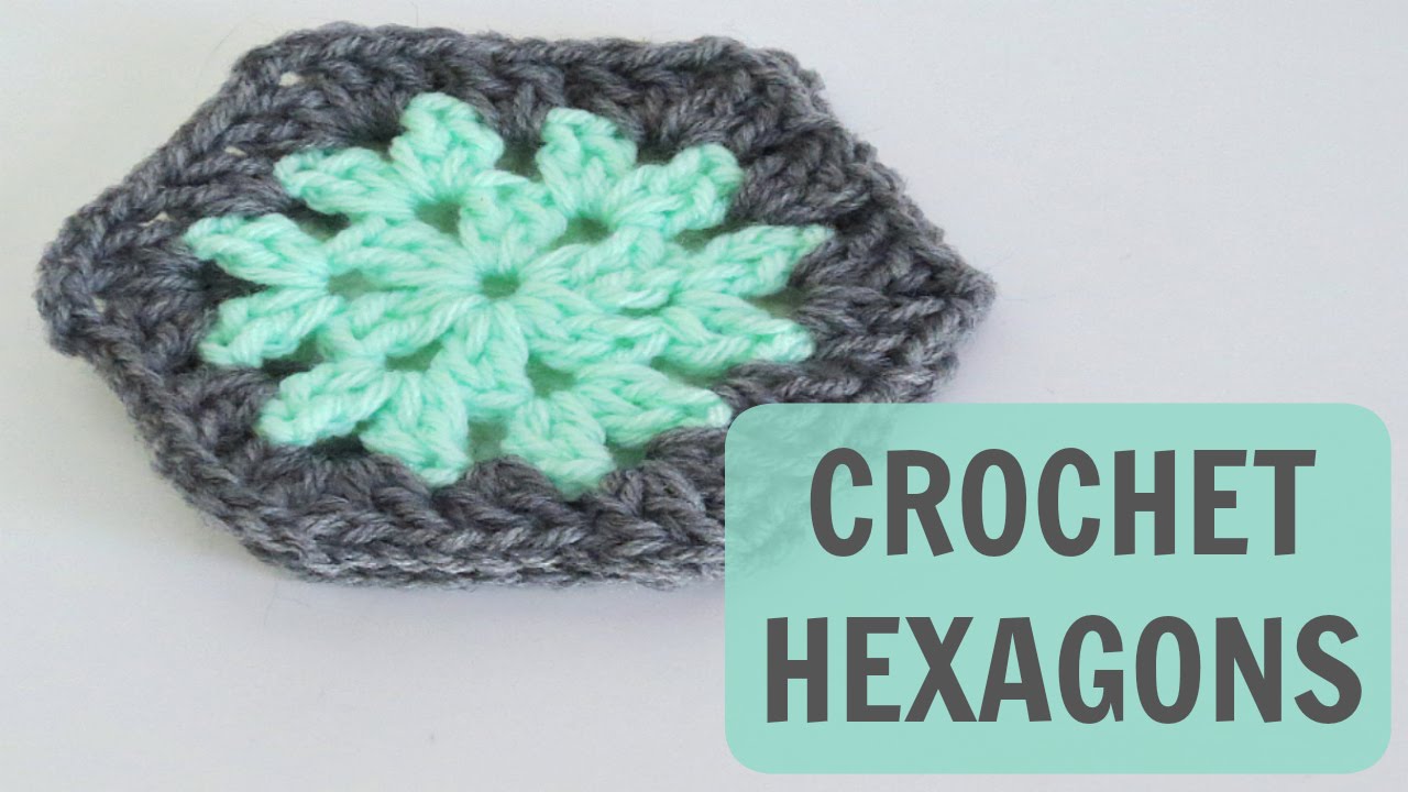 How to Crochet a Hexagon - YouTube