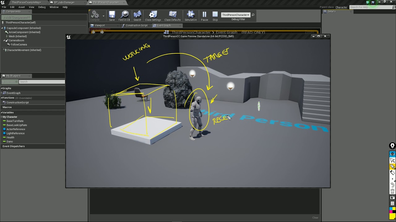 Unreal Engine 4 Class Blueprints English Luccas Schmigel Indie Game Dev