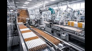 The Entire Process Inside the Factory Producing 50,000 Cigarettes per Hour