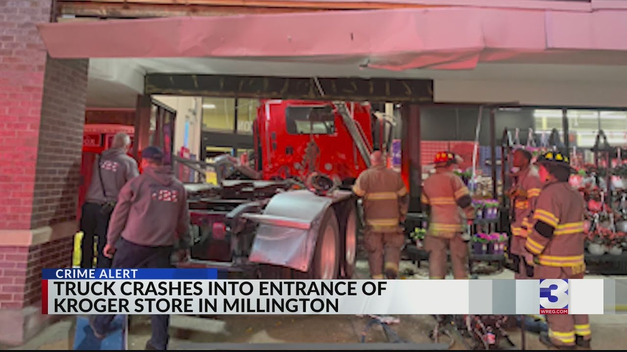 semi-truck-driver-intentionally-crashes-into-kroger-in-millington