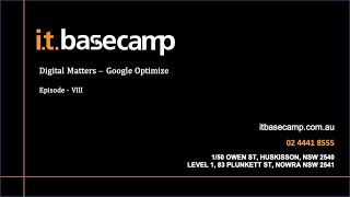 Digital Matters - Google Optimize