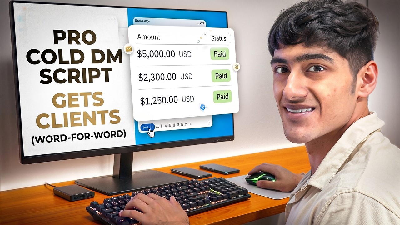 The Exact Cold DM Script That Gets Video Editing Clients Word for Word