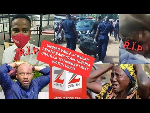 UNBELIEVABLE..POPULAR ZENITH BANK STAFF NIGERIA GIVE Ŕ.Ï.Þ TO HIMSELF MUST WATCH VIDEO