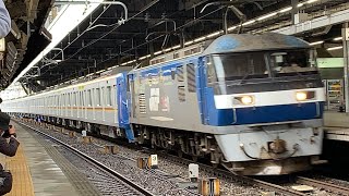 EF210 124号機牽引東京メトロ有楽町・副都心線17000系17105F甲種輸送8862レ名古屋通過