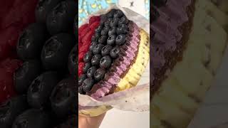 🍮 Nationwide Super delicious double-flavor cake #asmr #doubleberrycake #blueberryraspberrychocolate