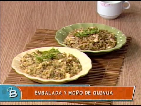 Ensalada y moro de quinua