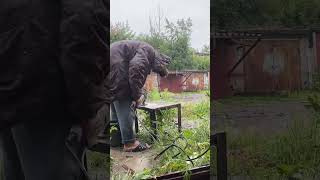 Бетонная столешница #тераццо