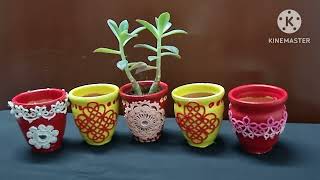 599-New ideas for pot decoration (Hindi/ Urdu/ English)