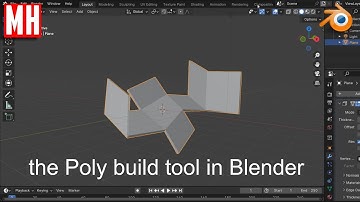 Using the Poly build tool in Blender 4.0