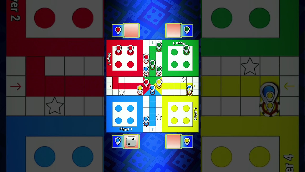 Trick and Tips Ludo King | How to win ludo king every time| 4 player gameplay 