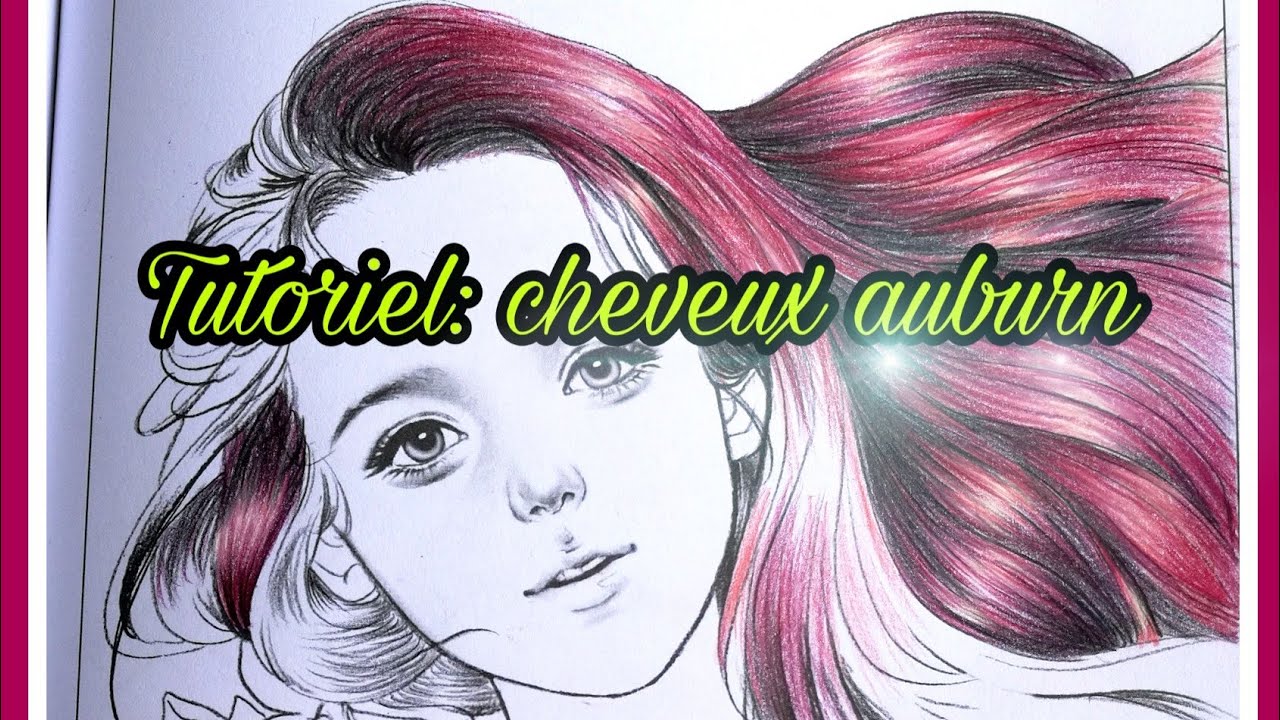 Tuto coloriage  cheveux