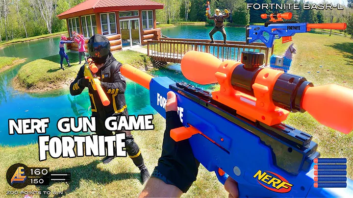 NERF GUN GAME | FORTNITE EDITION (Nerf First Perso...