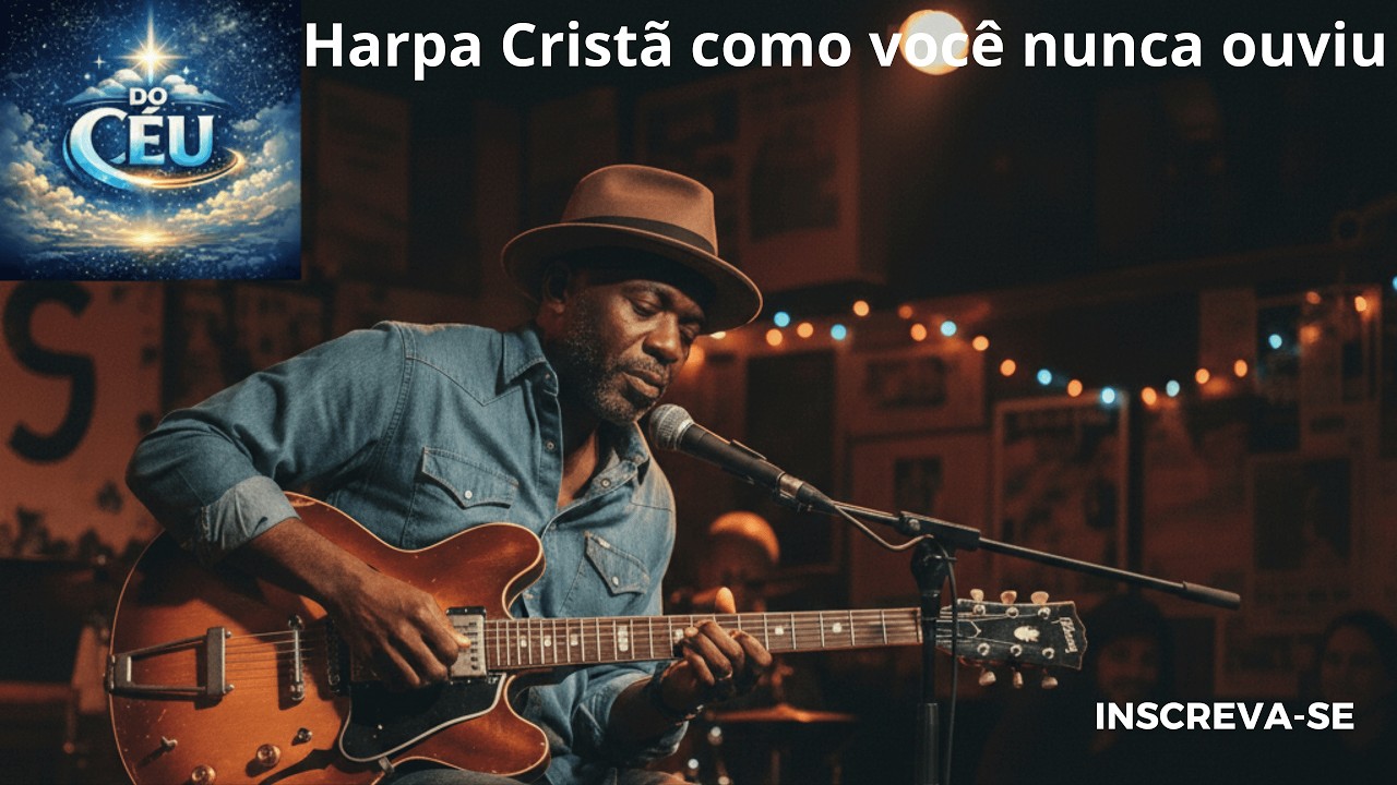 VOCÊ NUNCA OUVIU HINOS DA HARPA ASSIM! 🎸🔥 Versão Blues Gospel