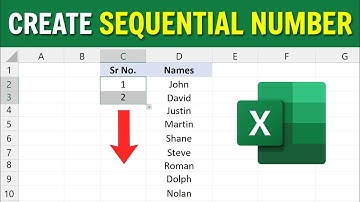 How To Create Sequential Numbers in Excel (2025)