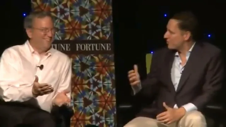 Peter Thiel and Eric Schmidt debate the stagnation of technology