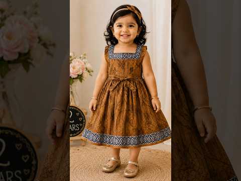 blouse piece తో cute frocks stich chesa🥰✨#stichingideas #stiching #fashion #youtub
