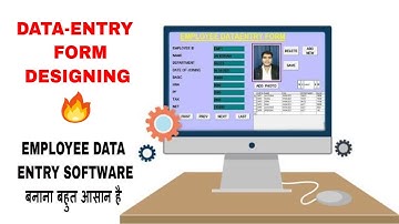 Create Employee Data Entry System || Design Employee Data Entry Form in VB6