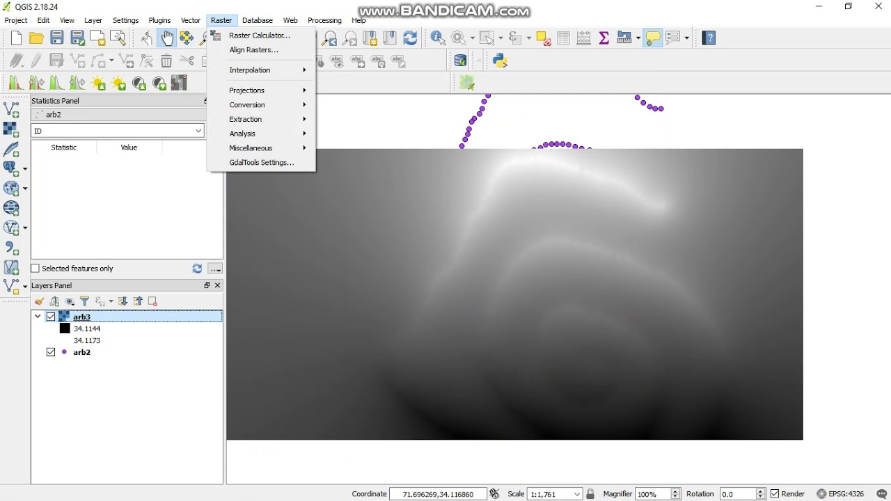 Contour using Qgis and google earth gps visualizer part 3 - YouTube