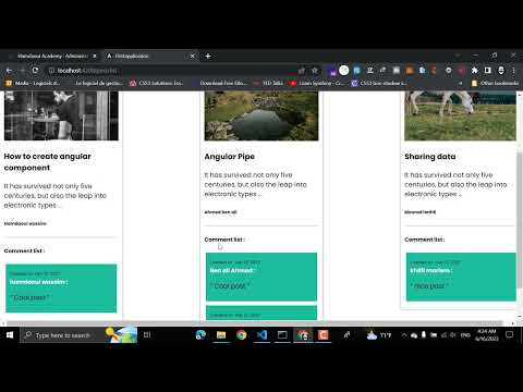 48 - Angular course for beginners 2023  : Routing - Post pages  -  بالدارجة التونسيّة