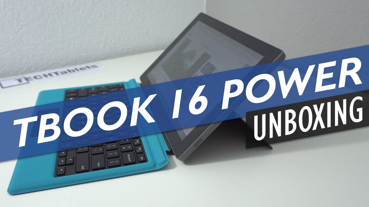 Teclast Tbook 16 Power Atom Z8750 Unboxing & First Look - YouTube