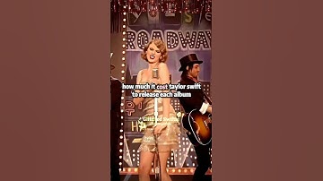 How Much It Cost Taylor To Release Her Albums | Glitched Swiftie | #shorts #taylorswift #fyp #fy #tv