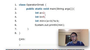Java - Ders 23: Koşul Kontrol ? Operatörleri