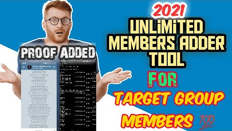 Unlimited telegram group members adding software // Telegram member add trick // members adder