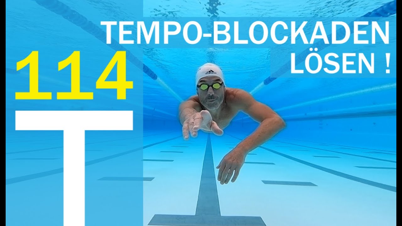 TEMPO-BLOCKADEN erfolgreich lösen | Intensives Schwimmtraining + Tempo-Aufgaben,  TRAININGSPLAN 114