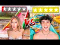 WORST Vs BEST Reviewed WATER PARK Challenge!