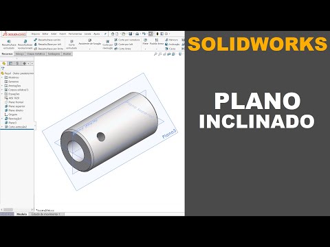 Vídeo: Como você faz um plano perpendicular no Solidworks?