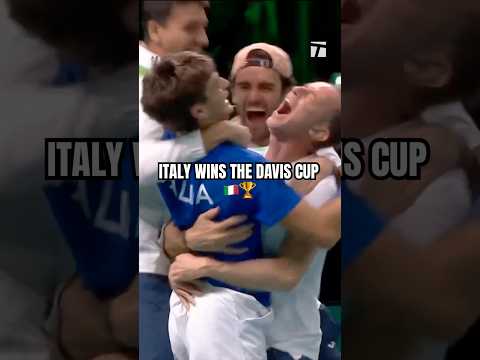 It’s a 3-peat 🏆🏆🏆 #daviscup #italy #tennis