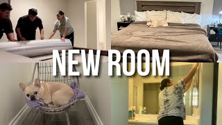 Week in my life: Moving into our new room | building our new bed | clean with me