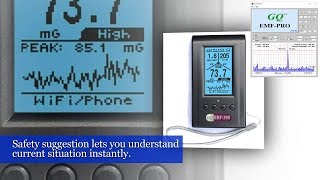 GQ EMF-390 RADIATION METER DETECTOR REVIEW & SPECTRUM ANALYSIS SOFTWARE FOR PC screenshot 5