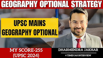 Geography Optional Strategy for UPSC CSE 2026  | IAS 2026 Geography Optional Strategy