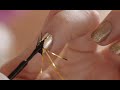 Nail it with a Gold Glitter Manicure | Nail File