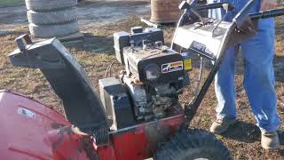 BIG IRON ONLINE AUCTION 12-15-2: Toro Power Shift 828 28 Self-Propelled Snow Blower