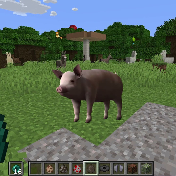 Реалистичная Свинья в Майнкрафте 🐖 #Shorts #MineCraft - YouTube