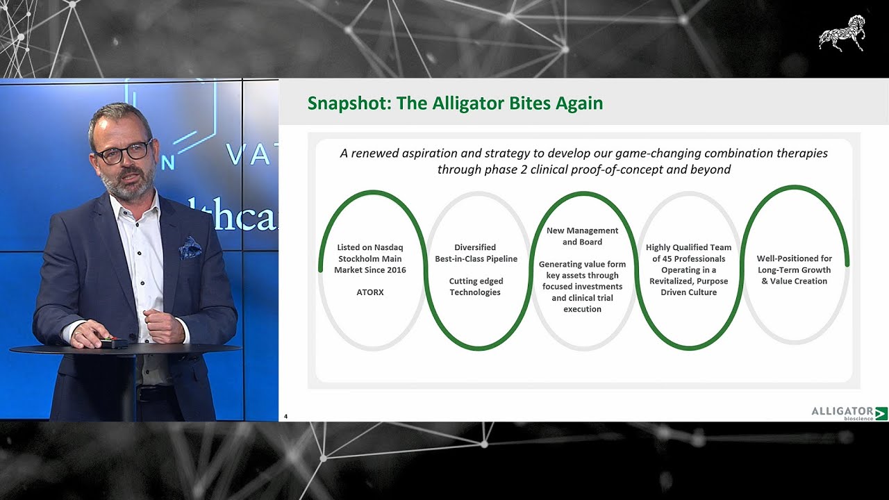 Vator Securities Healthcare Innovation Summit Alligator Bioscience 