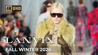 Lanvin Fall Winter 202627 Fashion Show Paris Fashion Week
