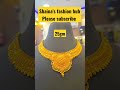 Latest gold necklace design with weight
