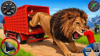 동물 화물 트럭 운전 게임 3D - 동물 운송 화물 트럭 2024 - 안드로이드 게임플레이 screenshot 3