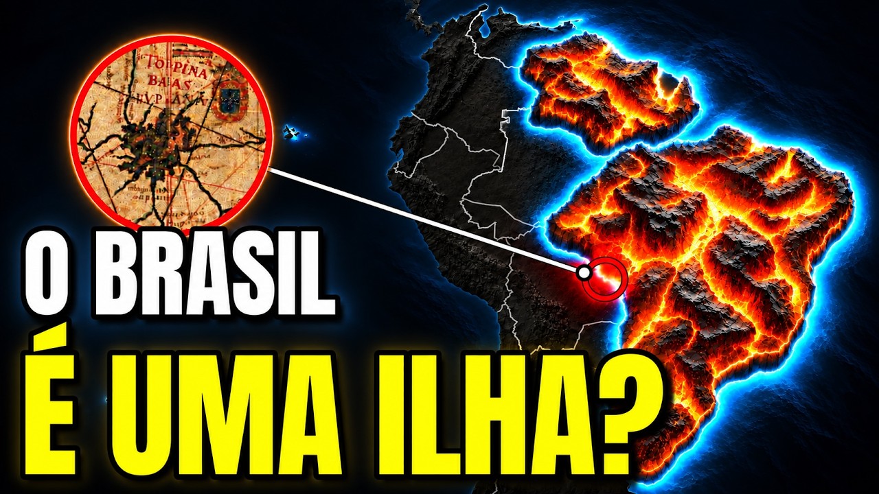 O pedaço de terra que impede o Brasil de virar uma ILHA